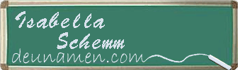 Isabella Schemm Visitenkarte